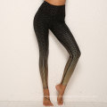 Novo produto da moda com hot stamping personalizado de yoga calças leggings meias femininas com boa qualidade